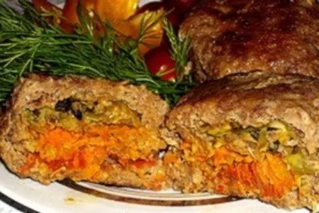 Зразы мясные слоеные: шаг 9