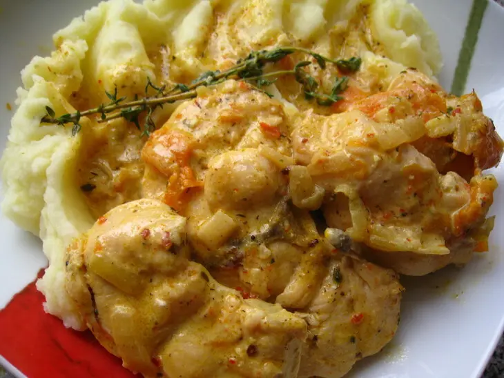 Курочка в сливках: шаг 6