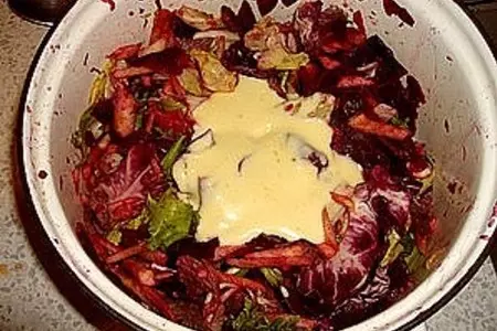 Мясной салат с апельсинами и свеклой: шаг 5