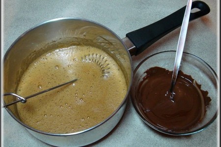Эклеры с шоколадно - кофейным кремом и бананами.: шаг 9