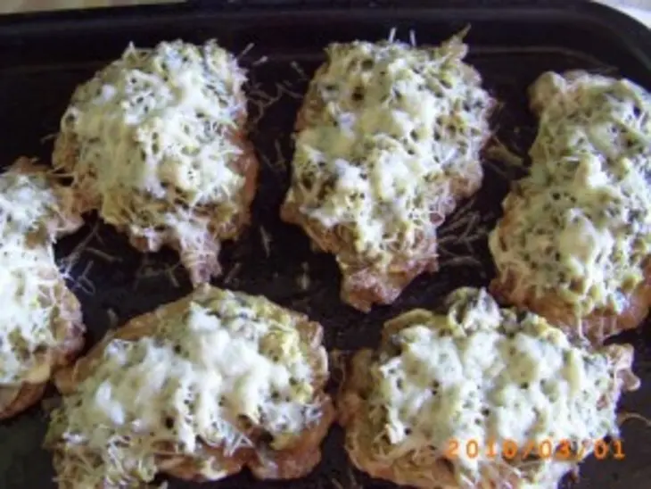 Мясо в "грибной шапке": шаг 3