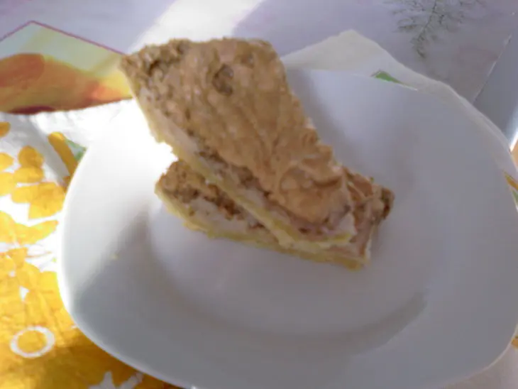 Яблочный пирог под безешной шапочкой: шаг 8
