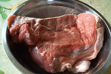 Снова вкусное кюкю (кюкю  с  мясом): шаг 1