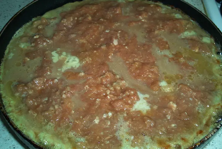 Снова вкусное кюкю (кюкю  с  мясом): шаг 3