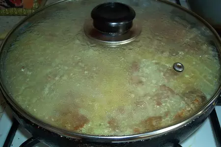 Снова вкусное кюкю (кюкю  с  мясом): шаг 4