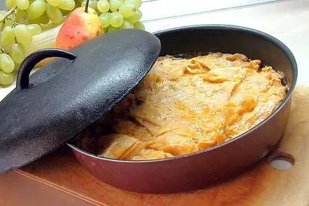 Капуста, тушённая в духовке: шаг 1