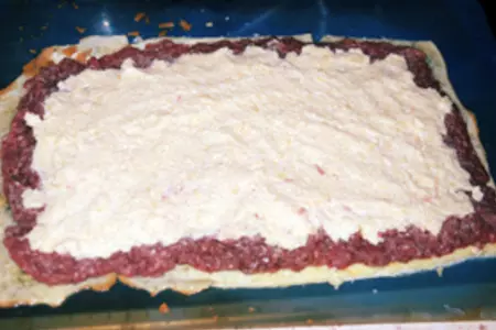 Сырный фасирт (мясной рулет с сыром): шаг 5