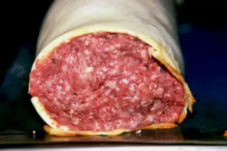 Сырный фасирт (мясной рулет с сыром): шаг 7