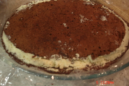 Торт "шоколадно-смородиновый": шаг 5