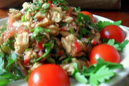 Салат  "курица с грейпфрутом": шаг 7