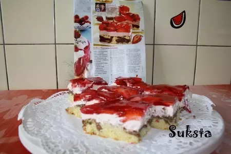 Пироженное клубничное: шаг 6