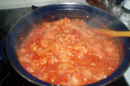 Pappa al pomodoro(суп томатный с хлебом): шаг 4