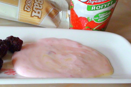 Торт «горячий шоколад» с гречневым бисквитом, ванильным кремом и джемом из ежевики.: шаг 9