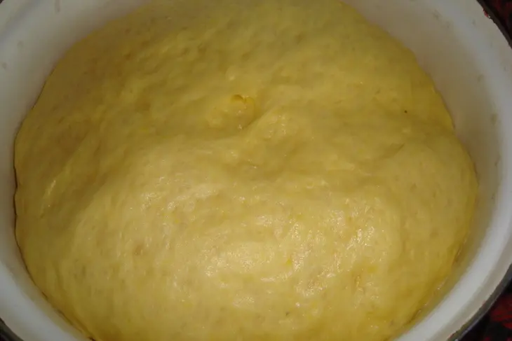 Torta danubio - пирог из булочек с ветчиной и сыром: шаг 2