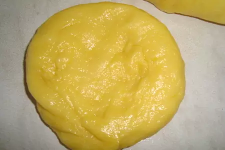 Torta danubio - пирог из булочек с ветчиной и сыром: шаг 3