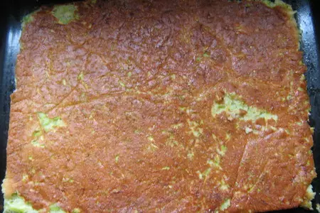 Нежный кабачковый рулет с шампиньонами.: шаг 4