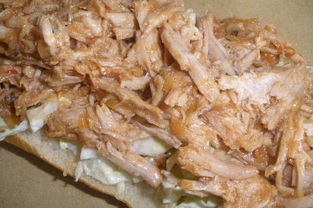 Сандвич-барбекю с капустным салатом: шаг 5