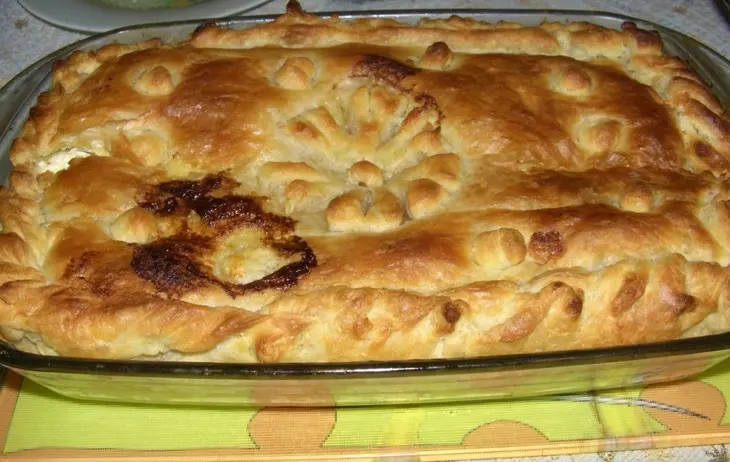 Сырный пирог (по мотивам хачапури): шаг 3