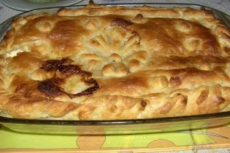 Сырный пирог (по мотивам хачапури): шаг 3