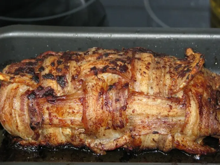 Мясной рулет в одёжке: шаг 6
