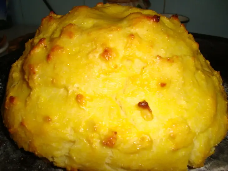 Картофельное лукошко и мясо в сырно-майонезной корочке: шаг 9