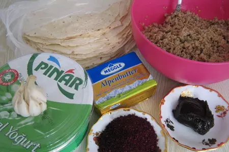 Кутабы с мясом: шаг 6