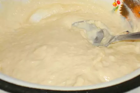 Оладьи на кефире с зеленым луком: шаг 4