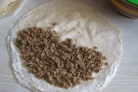 Кутабы с мясом: шаг 10