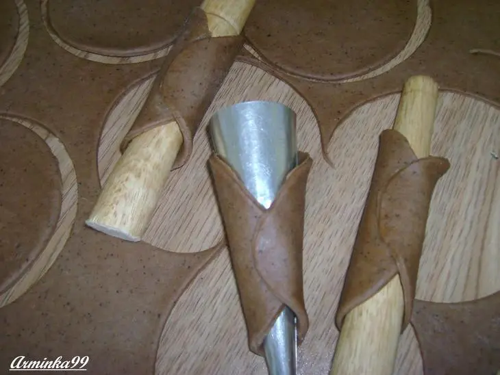 Сицилийские трубочки - cannoli с  творожным кремом: шаг 6