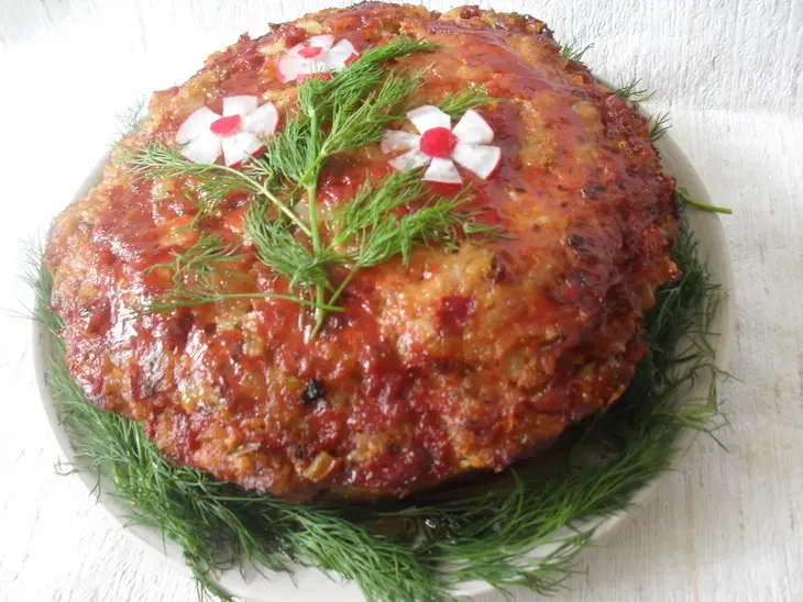 Мясная запеканка (по мотивам "митлоаф"): шаг 6