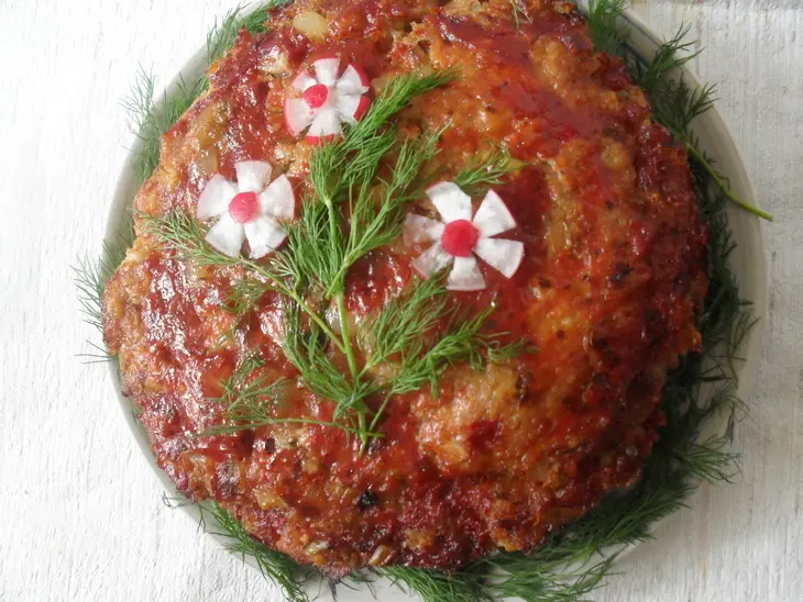 Мясная запеканка (по мотивам "митлоаф"): шаг 8