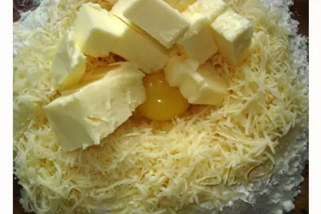 Хрустящее сырное печенье: шаг 1