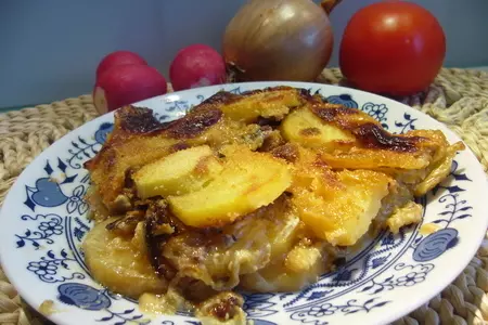 Картофельная запеканка "соблазн янсона" ( janssons frestelse): шаг 8