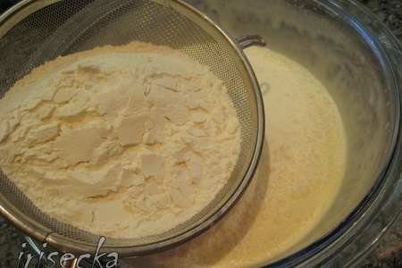 "горячительный" ревеневый пирог  быстрого приготовления: шаг 4