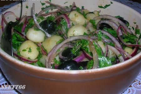 Марокканский картофельный салат с маслинами: шаг 6