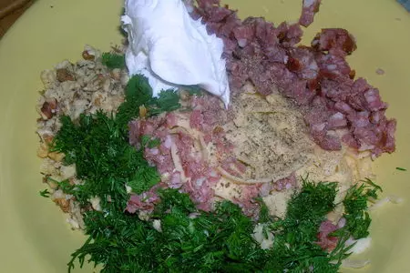 Курица , утепленная сыром и грецкими орехами: шаг 3