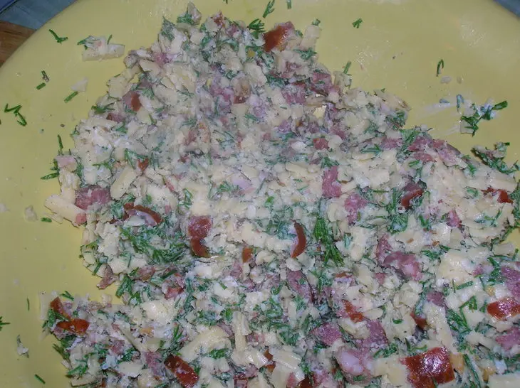 Курица , утепленная сыром и грецкими орехами: шаг 4