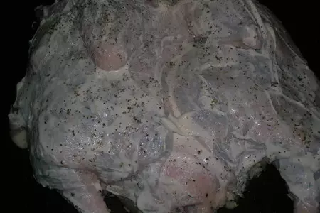Курица , утепленная сыром и грецкими орехами: шаг 7