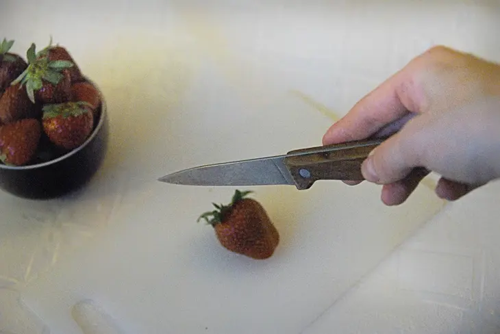 Десерт: fraise écrasée (с франц. "ярко-красный"): шаг 9
