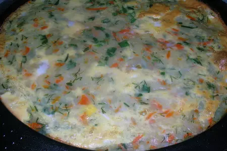 Пестрая рыбная запеканка с овощами и креветками: шаг 7