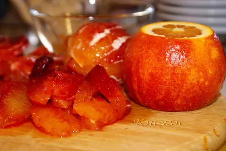 Апельсиновый кекс с миндалём и ромовой пропиткой: шаг 1