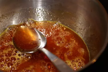 Апельсиновый кекс с миндалём и ромовой пропиткой: шаг 8