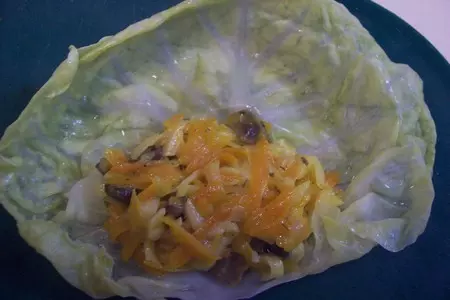 Голубцы фарширов.овощами: шаг 6