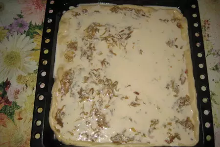 Легкий луковый пирог: шаг 6