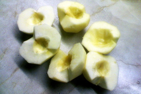 "ананасово-яблочные лодочки": шаг 2