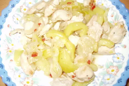 Сотэ из курицы и кабачка: шаг 3