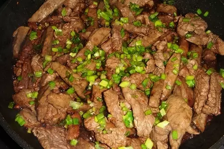 Говядина +печень с кунжутными семечками: шаг 6