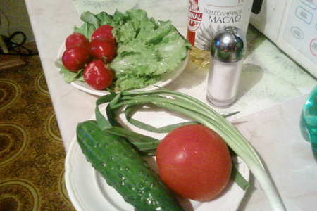 Салат овощной: шаг 1