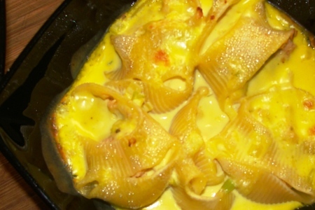 Паста "galets" под сырным соусом: шаг 6