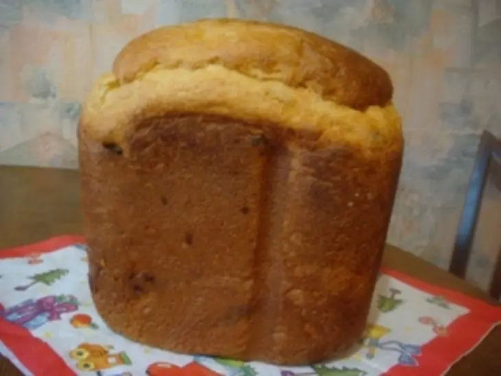 Сдобный пирог с изюмом( рецепт для хлебопечки): шаг 1